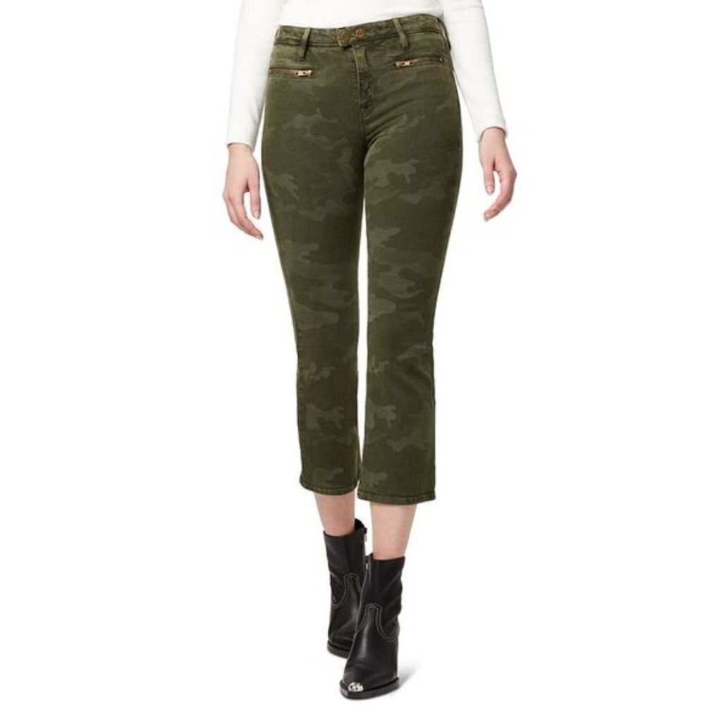 NWT Sanctuary/Denim Connector Camo-Print Kick-Crop Size 30/10